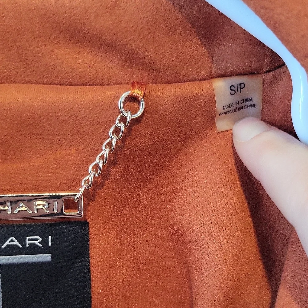 Tahari Women's Rust Trench Coat - Picture 6 of 10